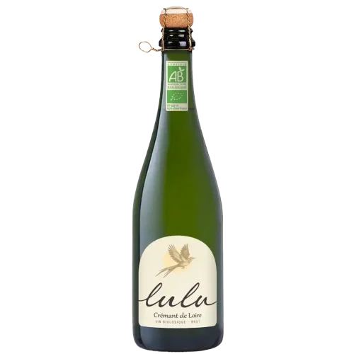 Crémant de Loire AOC - Blanc Brut - BIO - LULU - Fines Bulles