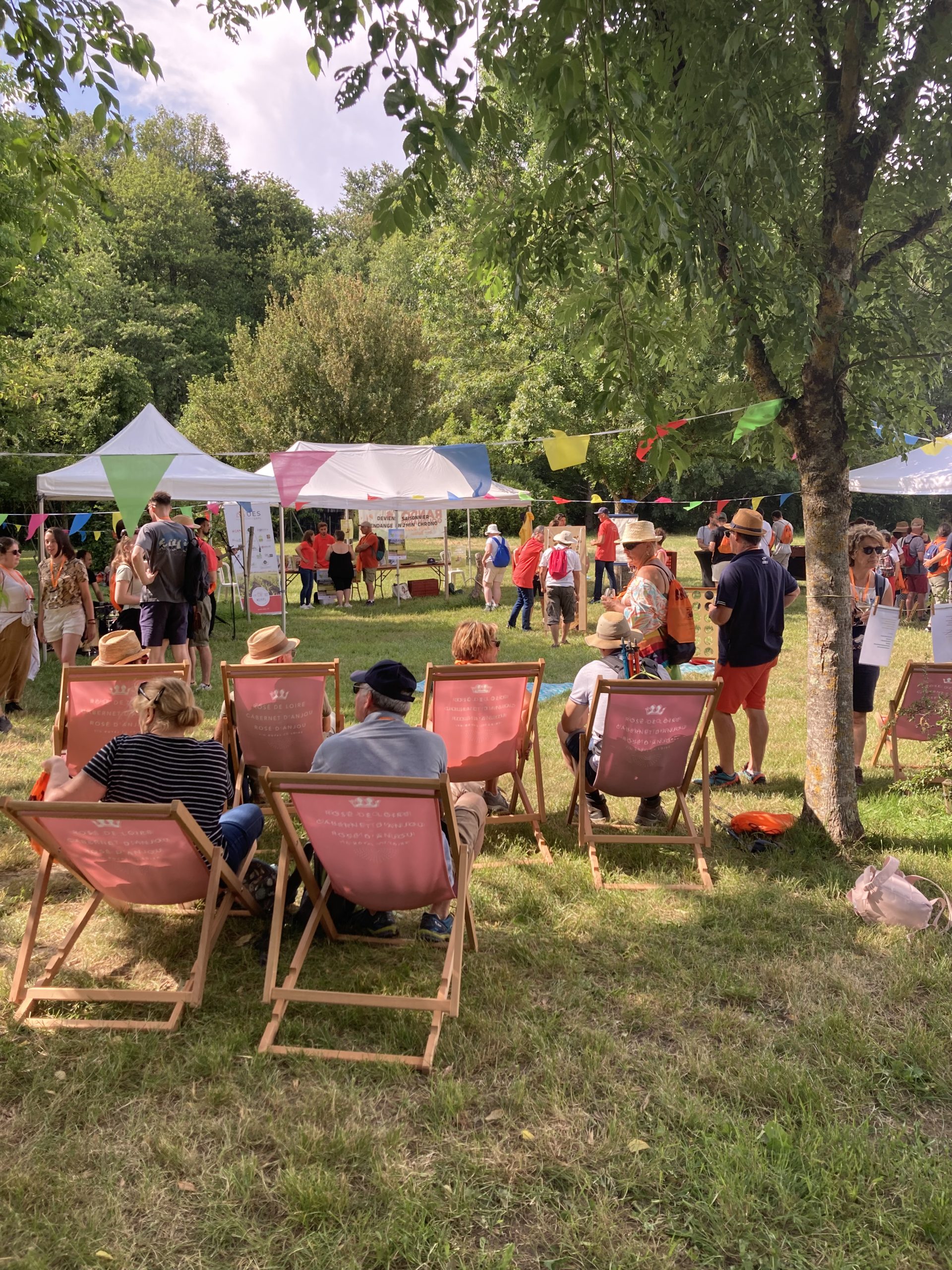 Moment convivial lors du Dumnacus Festival